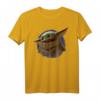 Star Wars The Mandalorian The Child Purple Circle Portrait T-Shirt  Offiziell lizenziertes Fanshirt für Star Wars Liebhaber