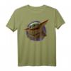 Star Wars The Mandalorian The Child Purple Circle Portrait T-Shirt  Offiziell lizenziertes Fanshirt für Star Wars Liebhaber