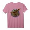 Star Wars The Mandalorian The Child Purple Circle Portrait T-Shirt  Offiziell lizenziertes Fanshirt für Star Wars Liebhaber