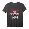 JGA T-Shirt Frauen Poltern - Team Braut Junggesellenabschied Lustiges Outfit für Frauen, pink & weiß, perfekt für die letzte Party vor der Hochzeit