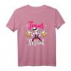 JGA T-Shirt Frauen Poltern - Team Braut Junggesellenabschied Lustiges Outfit für Frauen, pink & weiß, perfekt für die letzte Party vor der Hochzeit