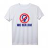 Klassisches No Maam Logo T-Shirt für Männer  Humorvolles Popkultur-Shirt mit 100% genauer Druck, ideal als Geschenk