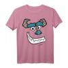 HapBunny Monsters Inc. Sulley Face Graphic T-Shirt - Lizenziertes Pixar Disney Fanartikel für Fans und Geburtstagsfeiern