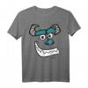 HapBunny Monsters Inc. Sulley Face Graphic T-Shirt - Lizenziertes Pixar Disney Fanartikel für Fans und Geburtstagsfeiern