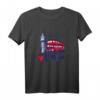 I Love London UK Sketch Drawing T-Shirt - Stylisches Souvenir mit London Wahrzeichen, Skyline & Red Bus
