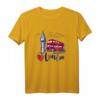 I Love London UK Sketch Drawing T-Shirt - Stylisches Souvenir mit London Wahrzeichen, Skyline & Red Bus