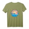 HapBunny T-Shirt mit Delfin & Regenbogen - Lustiges Geschenk für den besonderen Tag