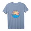 HapBunny T-Shirt mit Delfin & Regenbogen - Lustiges Geschenk für den besonderen Tag