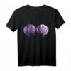 Wunderschöne lila Muscheln Meerjungfrau Geburtstag Party T-Shirt  Perfekt für Damen, Mädchen & Meerjungfrauen-Liebhaber für Partys & Kostüme