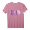 Wunderschöne lila Muscheln Meerjungfrau Geburtstag Party T-Shirt  Perfekt für Damen, Mädchen & Meerjungfrauen-Liebhaber für Partys & Kostüme