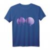 Wunderschöne lila Muscheln Meerjungfrau Geburtstag Party T-Shirt  Perfekt für Damen, Mädchen & Meerjungfrauen-Liebhaber für Partys & Kostüme