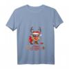 Damen Weihnachts Shirt mit Nikolaus & Feiertagsdesign  Festliches Geschenkidee für Weihnachten, Nikolaus & Weihnachten mit Rentier, Santa & Tannenbaum
