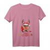 Damen Weihnachts Shirt mit Nikolaus & Feiertagsdesign  Festliches Geschenkidee für Weihnachten, Nikolaus & Weihnachten mit Rentier, Santa & Tannenbaum