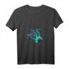 Damen Schildkröte Mandala T-Shirt mit V-Ausschnitt  Perfektes Geschenk für Taucher, Ozeanologen und Meerestierliebhaber