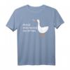 Angry Goose With Knife T-Shirt - Lustiges Meme-Shirt mit Spruch 'Peace Was Never An Option' für Meme-Fans und Tierliebhaber