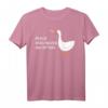 Angry Goose With Knife T-Shirt - Lustiges Meme-Shirt mit Spruch 'Peace Was Never An Option' für Meme-Fans und Tierliebhaber