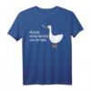 Angry Goose With Knife T-Shirt - Lustiges Meme-Shirt mit Spruch 'Peace Was Never An Option' für Meme-Fans und Tierliebhaber
