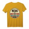 Moin Anker Meer Norddeutsch Retro Kapitän T-Shirt  Das perfekte Geschenk für Norddeutsche, Seemänner und Meerliebhaber