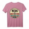 Moin Anker Meer Norddeutsch Retro Kapitän T-Shirt  Das perfekte Geschenk für Norddeutsche, Seemänner und Meerliebhaber