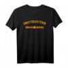 Krav Maga Instructor T-Shirt mit Druck vorne und Rückseite  Doppelseitiges Kampfsport-Training Shirt für Herren und Frauen
