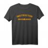 Krav Maga Instructor T-Shirt mit Druck vorne und Rückseite  Doppelseitiges Kampfsport-Training Shirt für Herren und Frauen