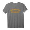 Krav Maga Instructor T-Shirt mit Druck vorne und Rückseite  Doppelseitiges Kampfsport-Training Shirt für Herren und Frauen