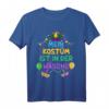HapBunny Faschingskostüm T-Shirt mit Konfetti Design  Perfektes Geschenk für Karneval, Halloween, Weiberfastnacht, Geburtstag und Weihnachten für Mann, Frau und Kind