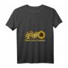 Damen Hippie T-Shirt mit V-Ausschnitt  Friedensliebe, Sonnenblumen & Sommer-Look für Geburtstag & Festival