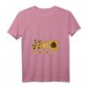 Damen Hippie T-Shirt mit V-Ausschnitt  Friedensliebe, Sonnenblumen & Sommer-Look für Geburtstag & Festival