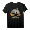 HapBunny MugMan Circle Shadow Profile Vintage Graphic T-Shirt - Offiziell lizenziertes Geschenk für Männer zum Jubiläum