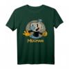 HapBunny MugMan Circle Shadow Profile Vintage Graphic T-Shirt - Offiziell lizenziertes Geschenk für Männer zum Jubiläum