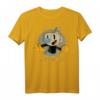 HapBunny MugMan Circle Shadow Profile Vintage Graphic T-Shirt - Offiziell lizenziertes Geschenk für Männer zum Jubiläum
