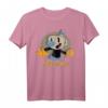 HapBunny MugMan Circle Shadow Profile Vintage Graphic T-Shirt - Offiziell lizenziertes Geschenk für Männer zum Jubiläum