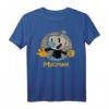 HapBunny MugMan Circle Shadow Profile Vintage Graphic T-Shirt - Offiziell lizenziertes Geschenk für Männer zum Jubiläum