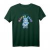 HapBunny T-Shirt mit Grumpy Bear Rainbow Text - Humorvolles Offiziell Lizenzierte Festkleidungsstück für Frauen, Männer, Kinder & Saisonale Anlässe