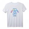 HapBunny T-Shirt mit Grumpy Bear Rainbow Text - Humorvolles Offiziell Lizenzierte Festkleidungsstück für Frauen, Männer, Kinder & Saisonale Anlässe