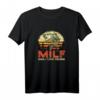 Milf  Man I Love Fishing witziges Retro Vintage Angler T-Shirt  Perfektes Geschenk für Angler, Männer & Junggesellenabschied