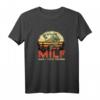 Milf  Man I Love Fishing witziges Retro Vintage Angler T-Shirt  Perfektes Geschenk für Angler, Männer & Junggesellenabschied