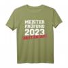 Meisterprüfung 2023 bestanden Handwerk T-Shirt  Klassisch geschnitten, doppelt genähter Saum, perfekt für frischgebackene Meister