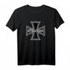 Eisernes Kreuz Iron Cross Oldschool Biker T-Shirt  Klassisch geschnitten, perfekt für Motorradfans und Biker-Style
