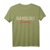 Hamburg Retro T-Shirt  Klassisch geschnitten, perfekt als Geschenk zu Weihnachten oder Geburtstag