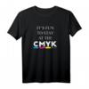 Lustiges CMYK Grafik-Designer-Künstler-Statement T-Shirt  Perfekt für Kreative & Webdesigner