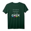 Lustiges CMYK Grafik-Designer-Künstler-Statement T-Shirt  Perfekt für Kreative & Webdesigner