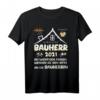 Hausbau Haus Richtfest Baustelle Bauherr T-Shirt für Männer - Lustiges Geschenk zum Richtfest & Eigenheimfeier