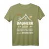 Hausbau Haus Richtfest Baustelle Bauherr T-Shirt für Männer - Lustiges Geschenk zum Richtfest & Eigenheimfeier
