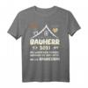 Hausbau Haus Richtfest Baustelle Bauherr T-Shirt für Männer - Lustiges Geschenk zum Richtfest & Eigenheimfeier