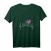New York Skyline Herzschlag T-Shirt mit Freiheitsstatue  Perfektes NYC Souvenir für Fans, Besucher und Einwohner