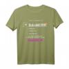 Bauherr Richtfest Geschenkidee - Design T-Shirt mit 3 Aufgaben für Bauherren, Partner & Familie beim Hausbau & Einweihung