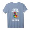 Keine Therapie Nur Bauen Klemmbaustein T-Shirt  Lustiges Geschenk für Baustein-Fans zum Geburtstag & Weihnachten
