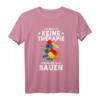 Keine Therapie Nur Bauen Klemmbaustein T-Shirt  Lustiges Geschenk für Baustein-Fans zum Geburtstag & Weihnachten